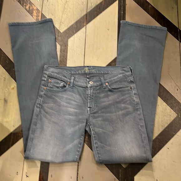 7 For All Mankind gray jeans Sz 29 - Picture 3 of 4